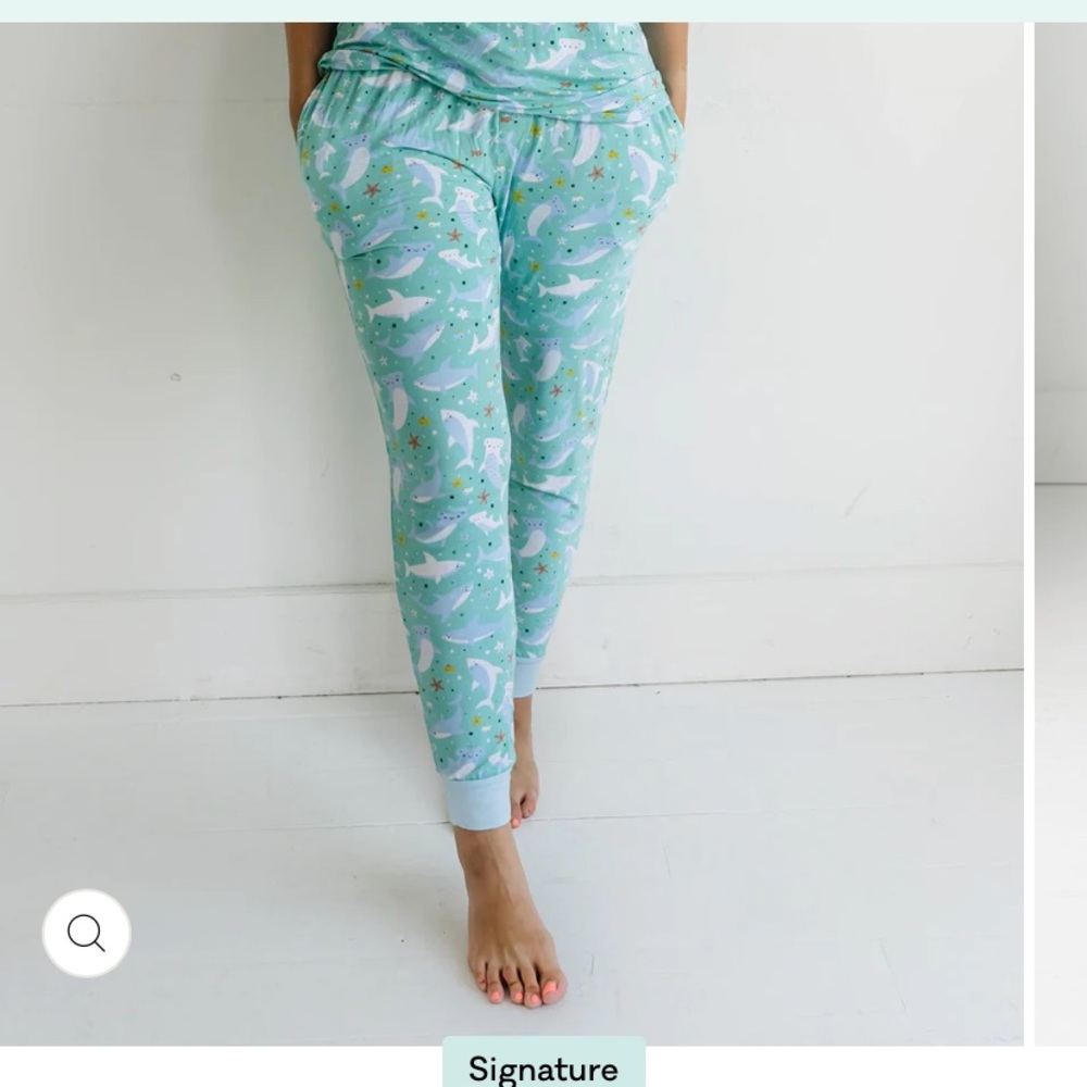 Little Sleepies adult shark pajamas